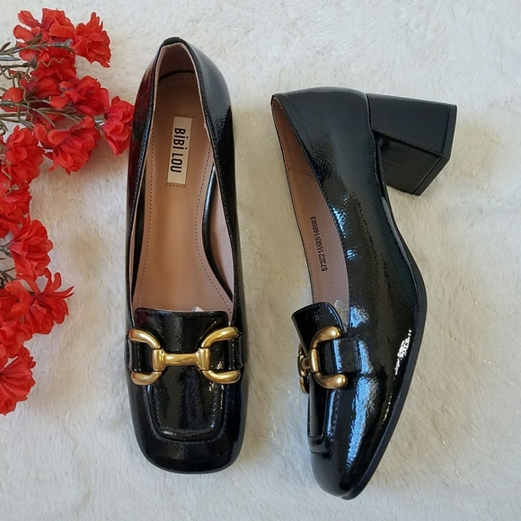 Anthropologie Bibi Lou Valencia Heeled Loafers - Picture 2 of 8